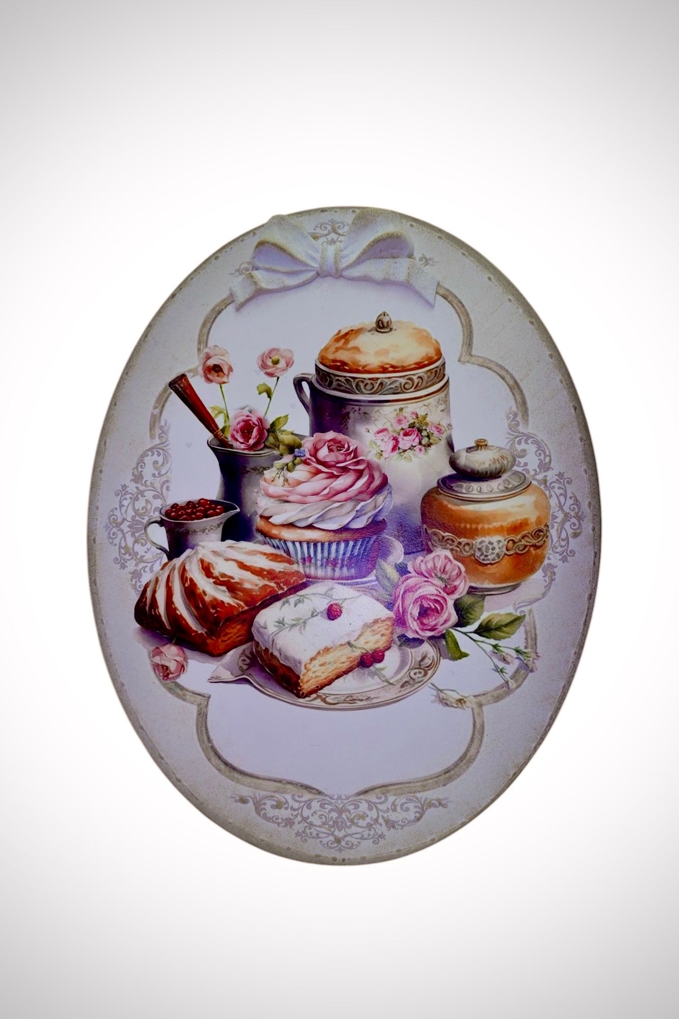 Quadro ovale - colazione