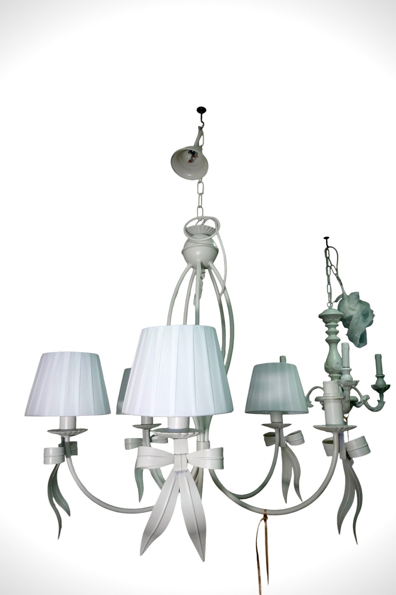 Lamapadario ferro battuto con fiocco